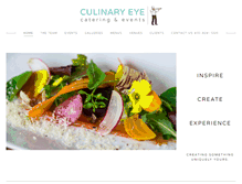 Tablet Screenshot of culinaryeye.com